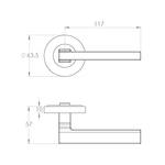 Timber Zola on 63mm DIA Round Rose