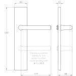 Lodden on Euro/American door plates 100 series