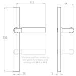 Timber Lanex on Euro narrow stile plates 60 series