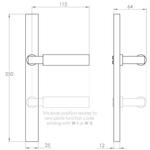 Timber Lanex on Euro narrow stile plates 60 series