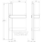 Prisma on Euro narrow stile plates 60 series