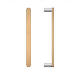 Solid timber pull handle 25x12 section