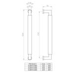 Monte Timber Lanex timber pull handle