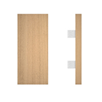 Rectangle timber Vic. Ash pull handle 300x150