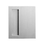 Rectangle flush pull 120mm