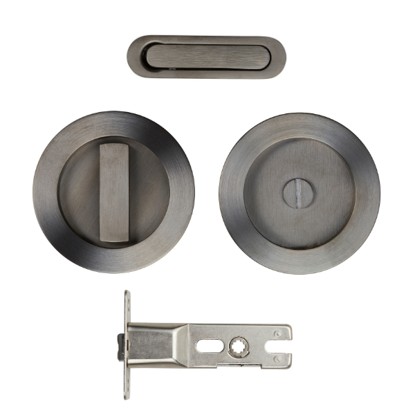 Round flush pull privacy kit inc. SP61 & 2801