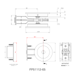 Round flush pull privacy kit inc. SP61 & 2801