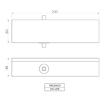 DC inc. Slide arm EN 2-5 w/ Box Cover