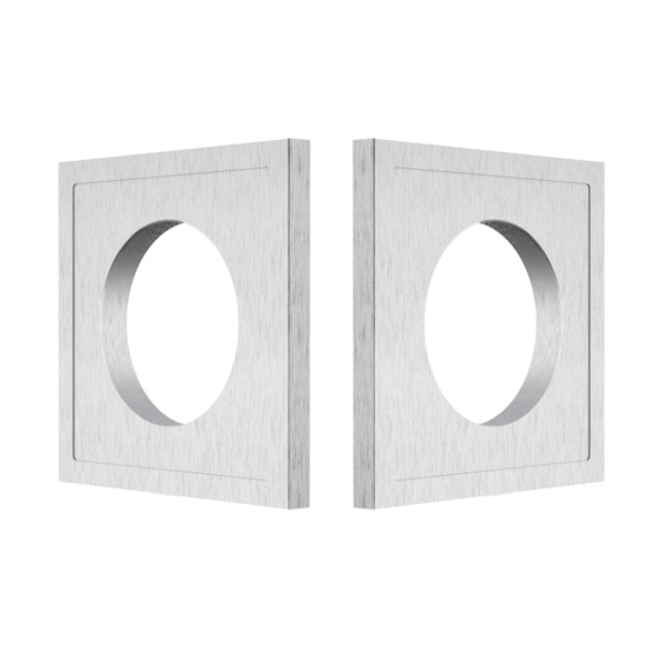 Square Deadbolt Back Plates