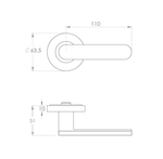 Concrete Club on 63mm DIA Round Rose