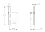 Concrete Quad on Euro narrow stile plates 60 series