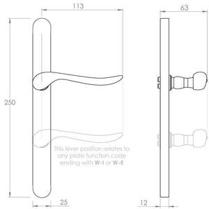 Bella on Euro narrow stile plates 60 series