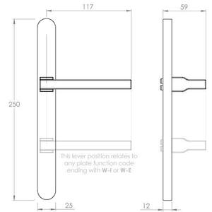 Zola on Euro narrow stile plates 60 series