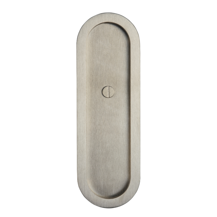 Oval flush pull 200x65 with emergency release