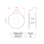 Round Niki pull handle