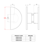 Semi-circle Niki pull handle